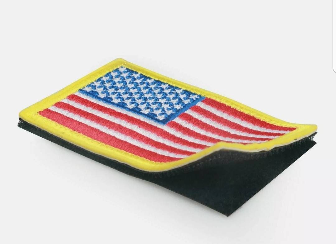 Pack of 12 US Flag Tactical Patch American USA Hook & Loop Army Military Uniform Patches