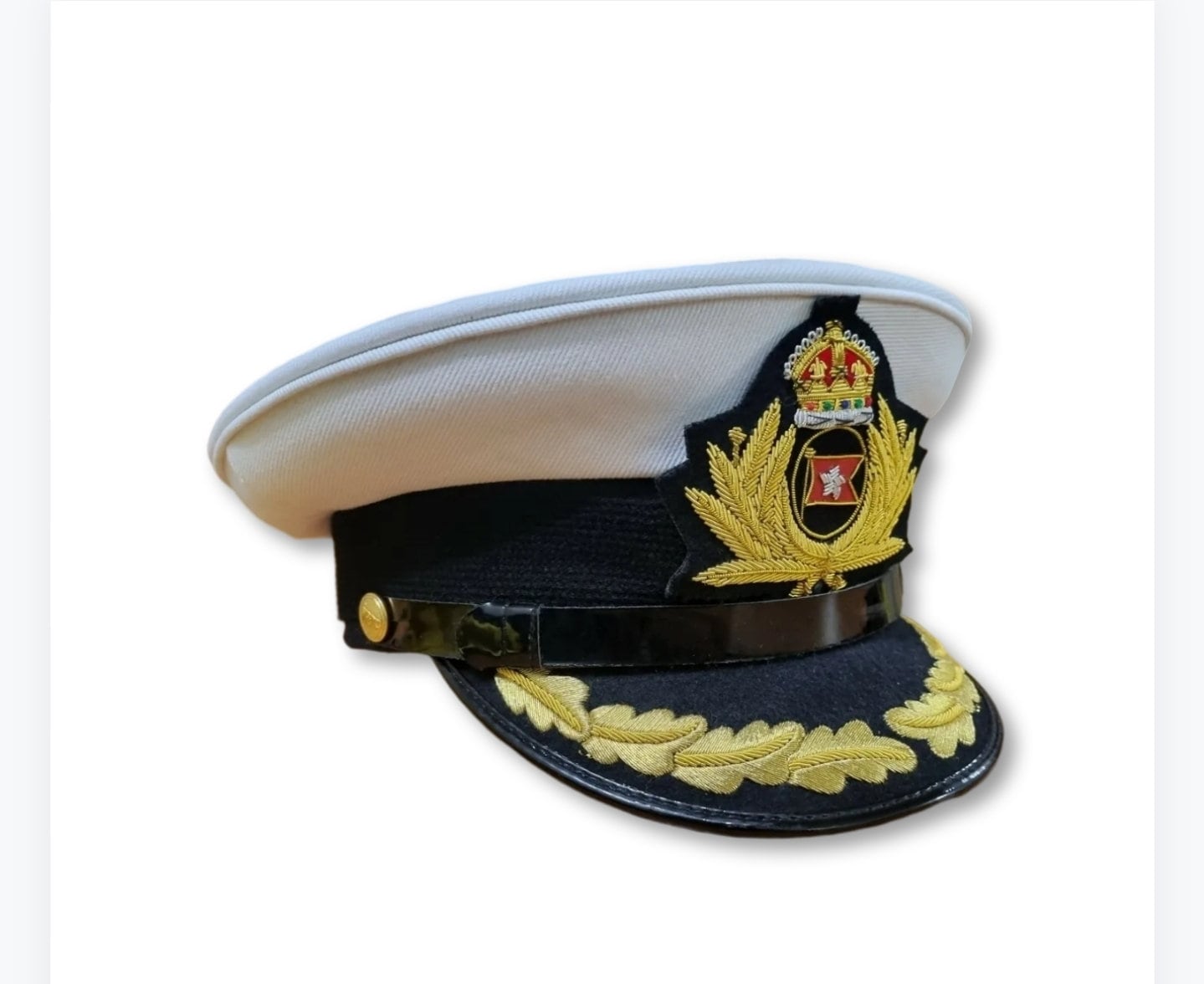 ROYAL MARINE Ship White Star Line Hats TITANIC Captain Smith Hat, White and Black Colour