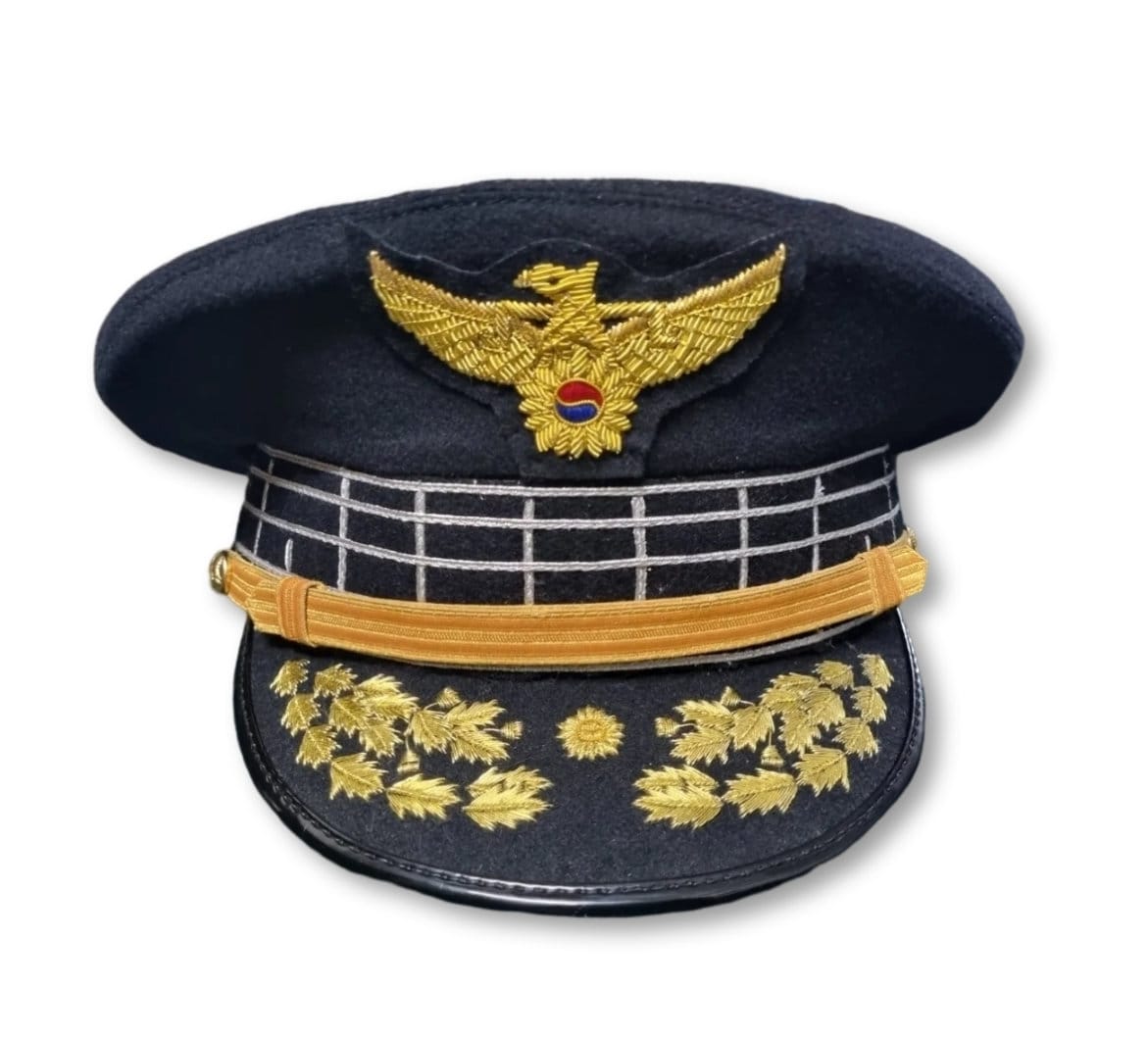 South Korea Police General Hat Cap Hand Made Hand Embroidered All Sizes