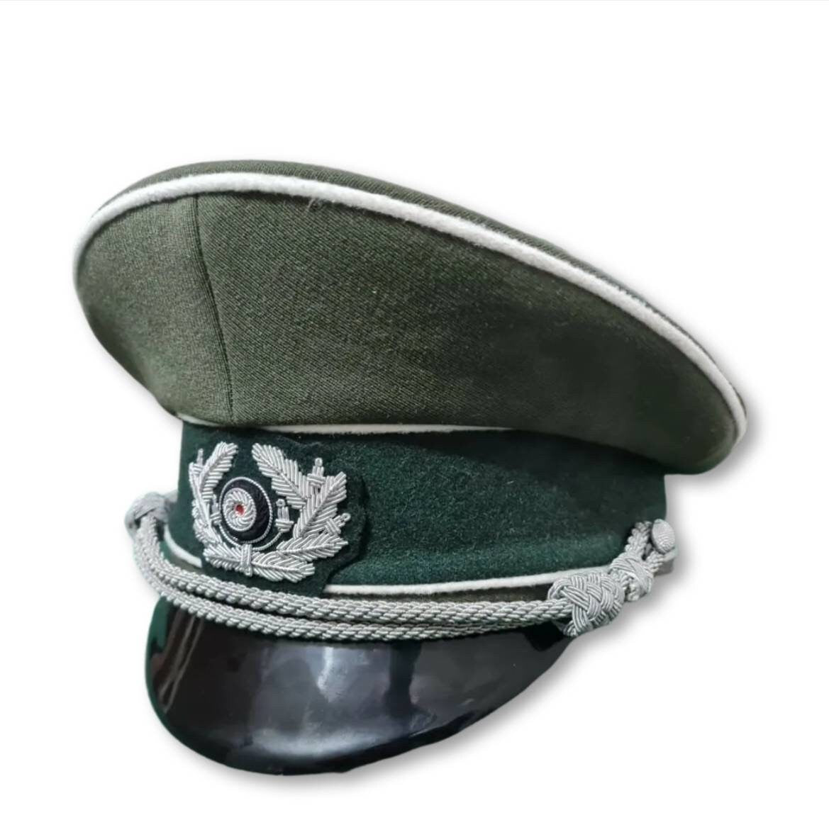 WW2 German Forrestry Army Military Generals Officers Wool Crusher Visor Hat Cap