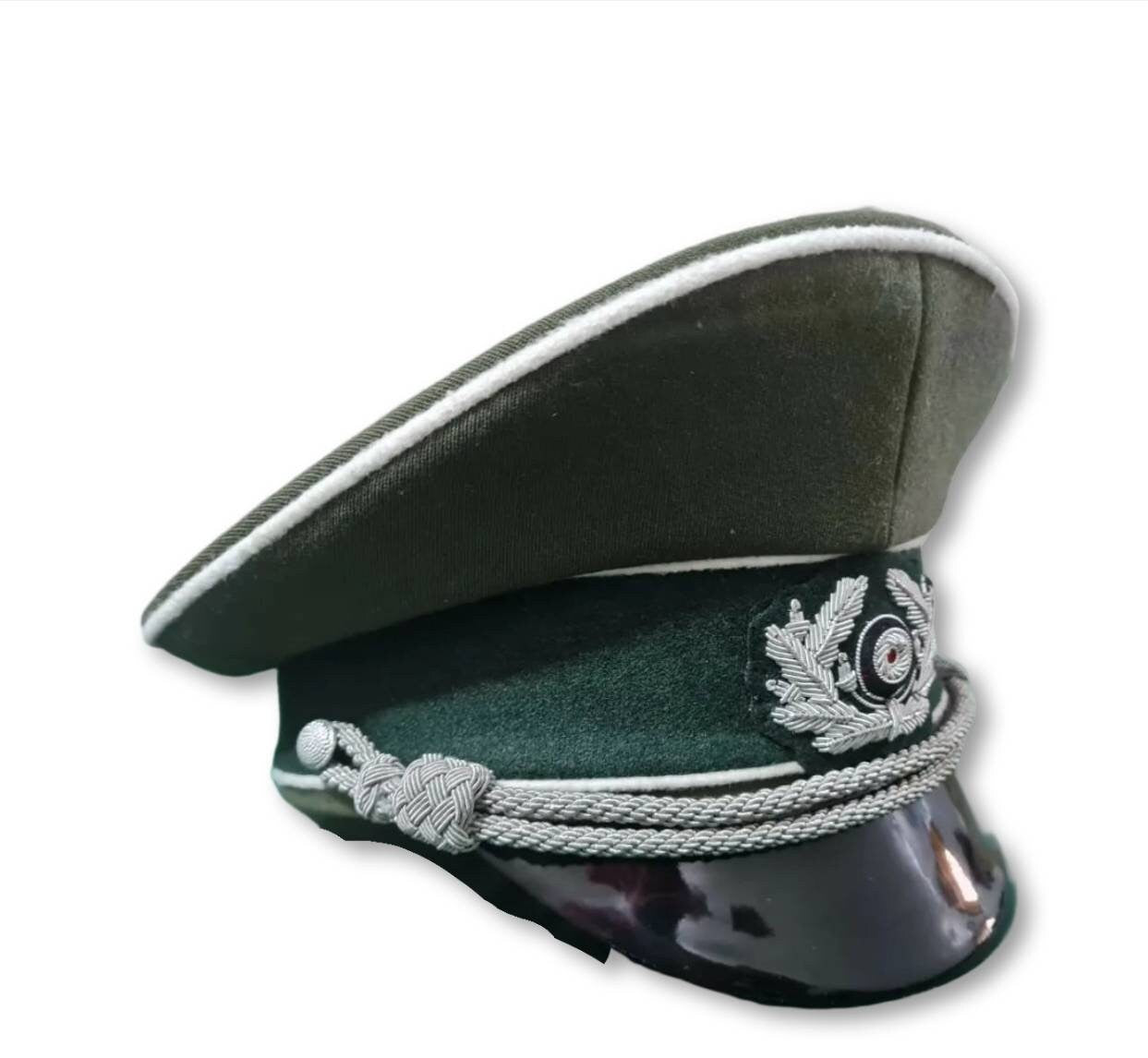 WW2 German Forrestry Army Military Generals Officers Wool Crusher Visor Hat Cap