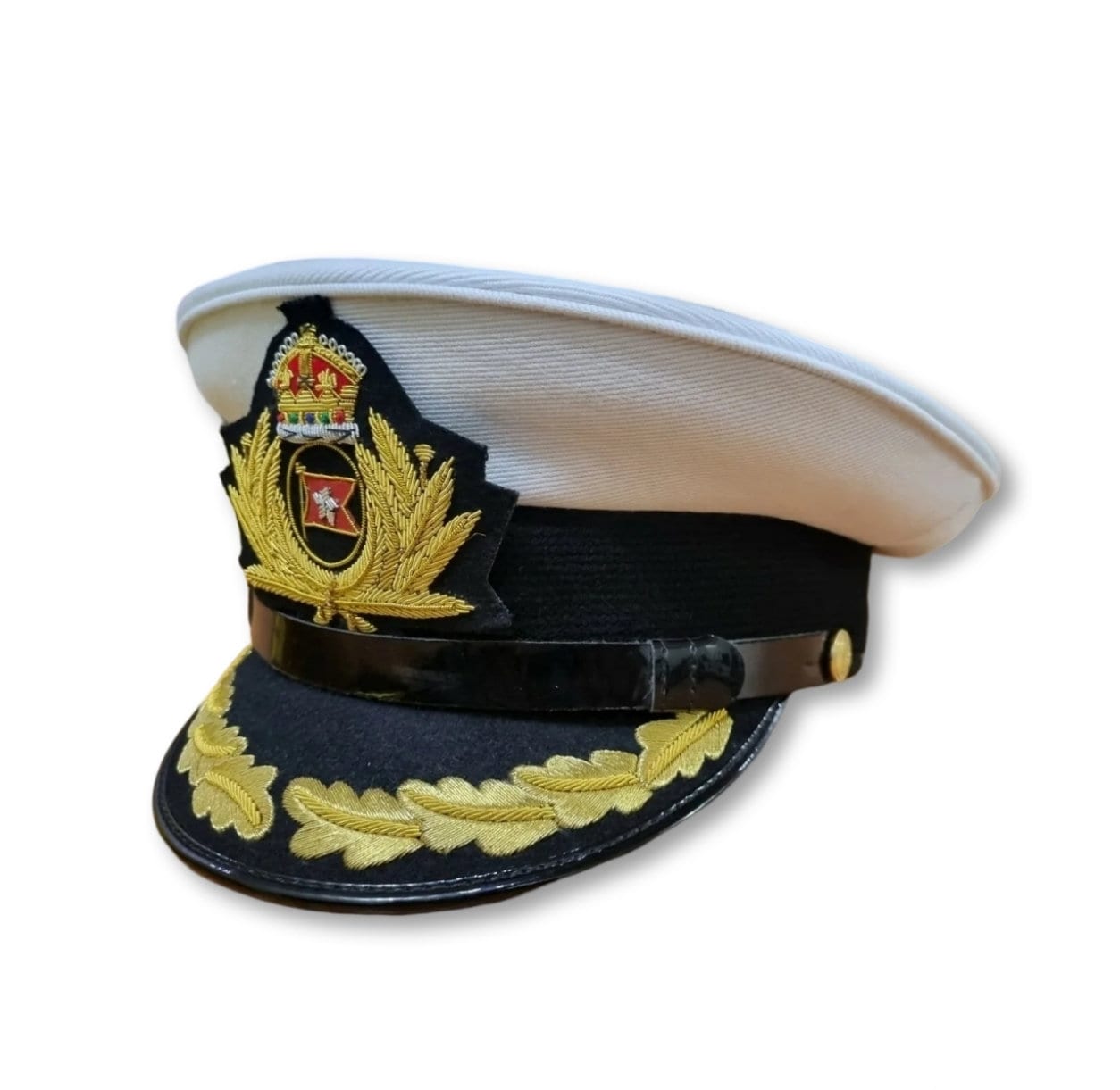 ROYAL MARINE Ship White Star Line Hats TITANIC Captain Smith Hat, White and Black Colour