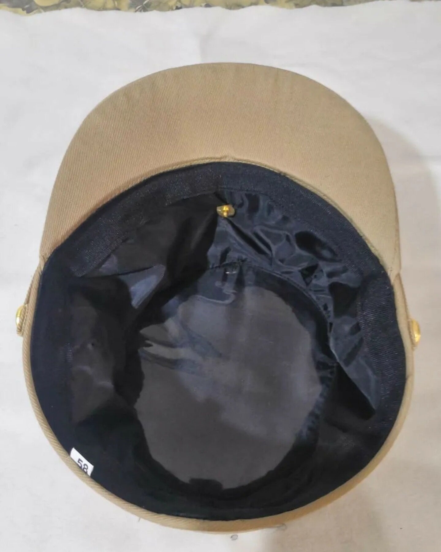 New Reproduction WWII Enlisted Khaki Cotton WAC Hobby Hat All Sizes