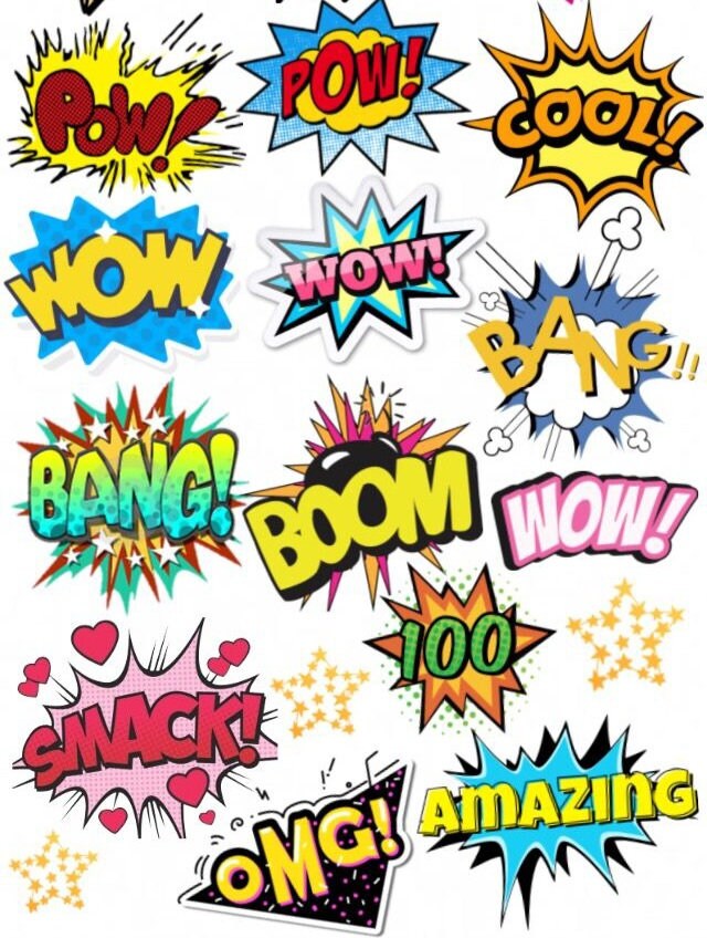 Customized 13 Pcs mixed slogan Embroidered Patch Set, wow, boom, POW, Bang, Smack, 100, Amazing, Cool, Omg