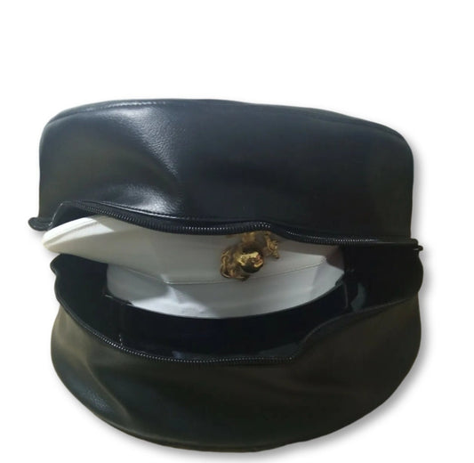 USMC Dress blues marine hat - With carrying case