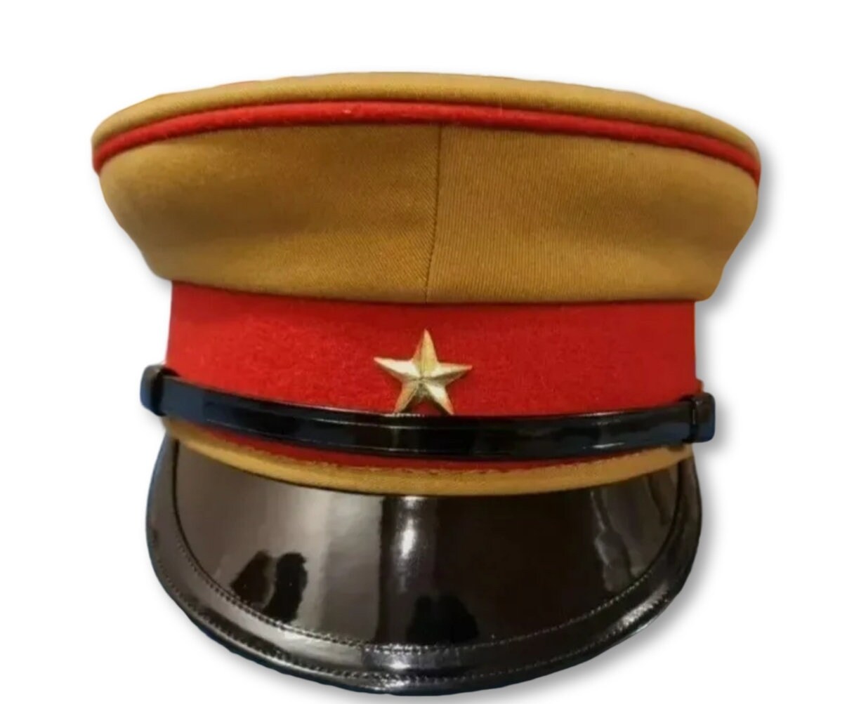 WW2 IJA Imperial Japanese Army Officer Uniform Peaked Visor Hat Cap Nakata 59