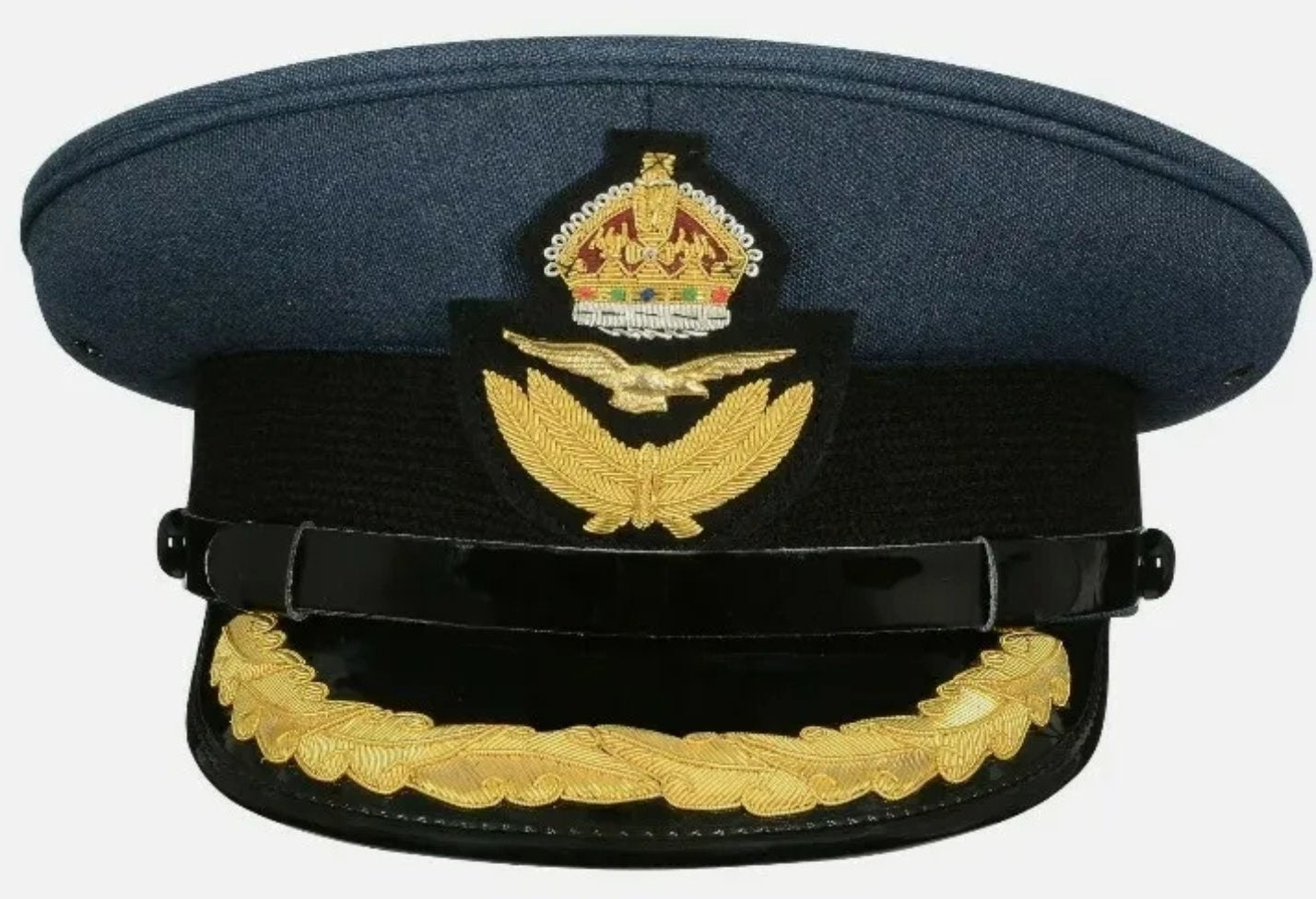 RAF Group Captains No1 Dress Cap, Hat, Badge, Military, Royal Air Force, Peak