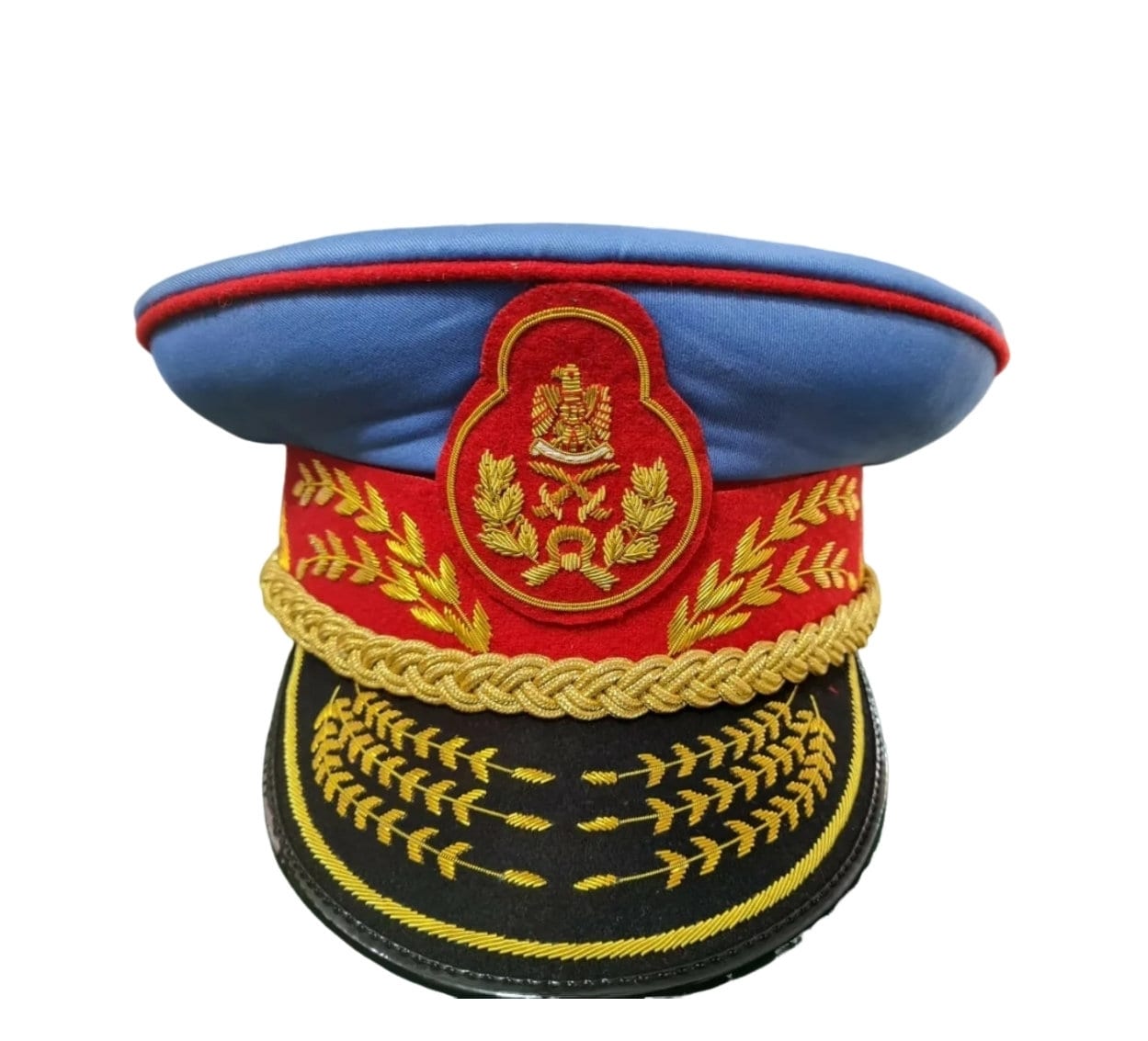 Colonel Gaddafi Military Army General Officer Parade Dress Visor Hat Cap