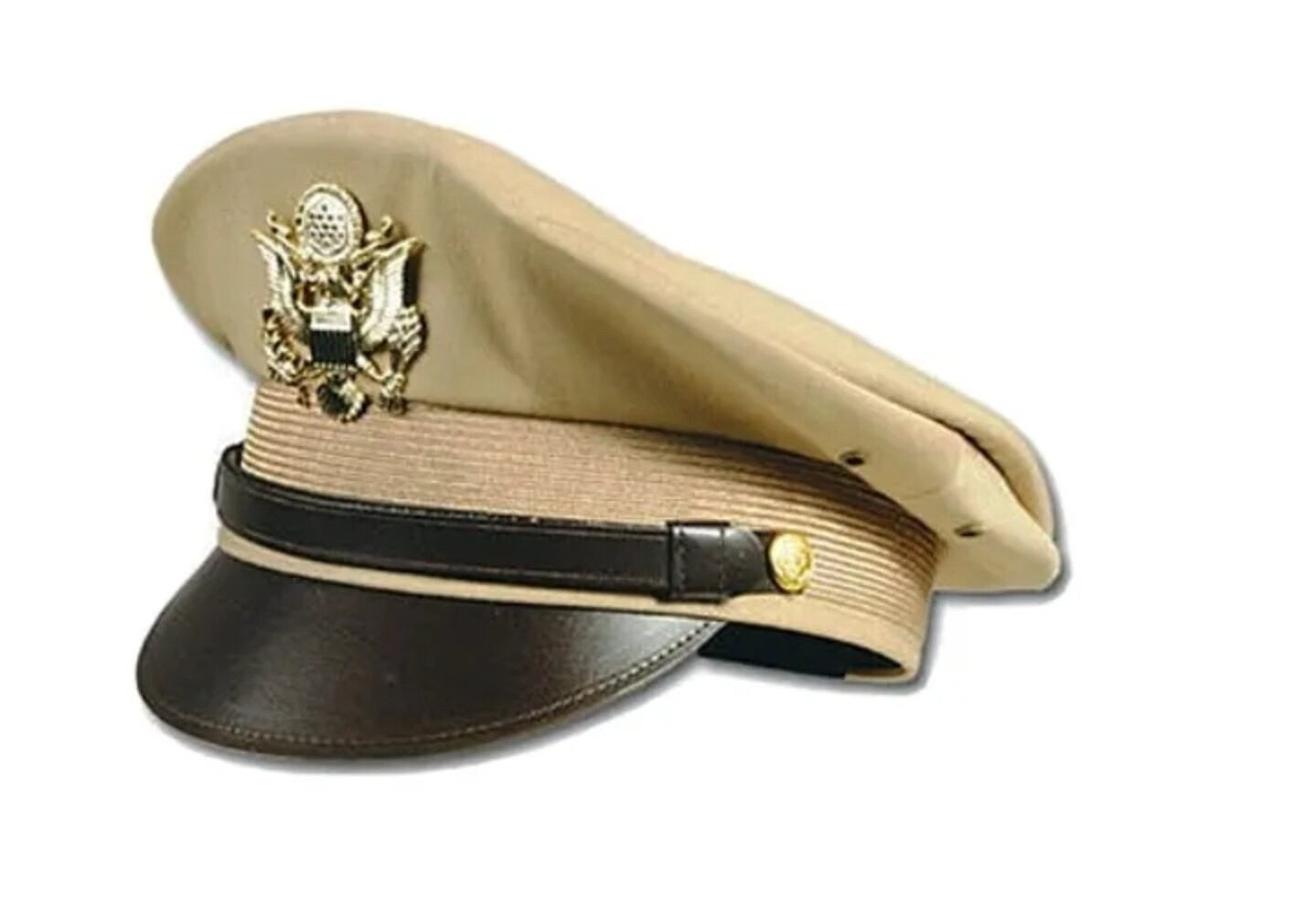 U.S. Army Officer’s Visor Cap - Khaki