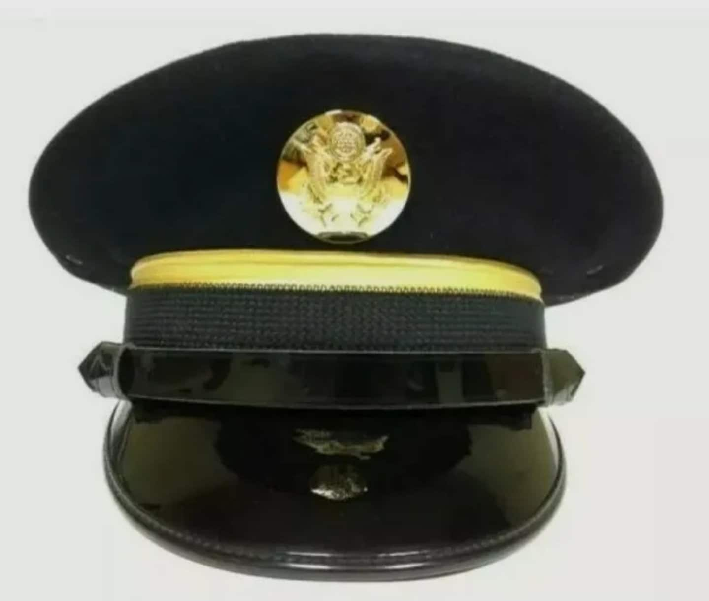 U.S. Army Fur Felt Enlisted Dress Blue Service Cap All sizes